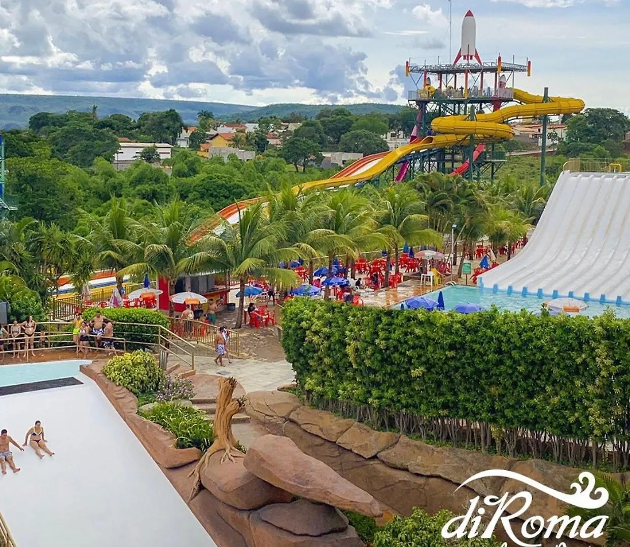 Spazzio Diroma Com Parque Aquatico Incluso Caldas Novas Apartment